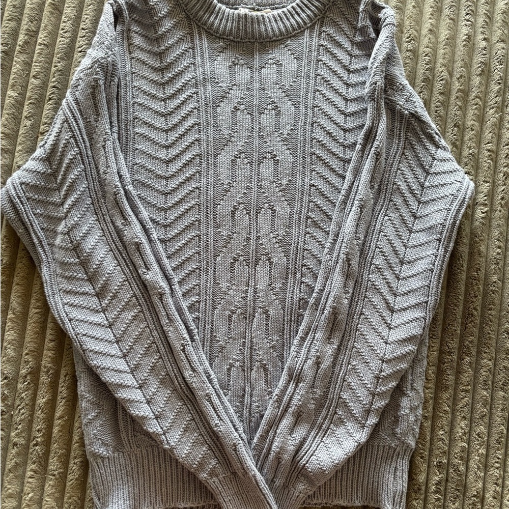 Blue Cable Knit Man’s Sweater